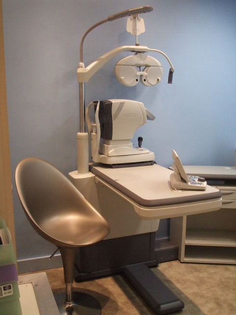 Salle d'examen de vue