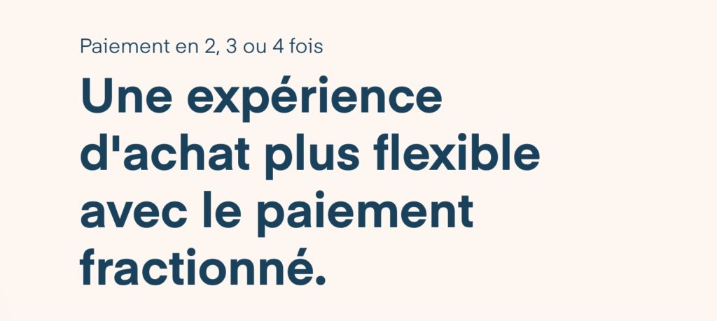 une experience d'achat plus facile et flexible avec la paiement en plusieurs fois ALMA
